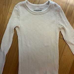 Rib long sleeve tee